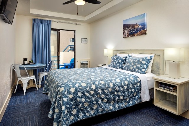 bed and patio